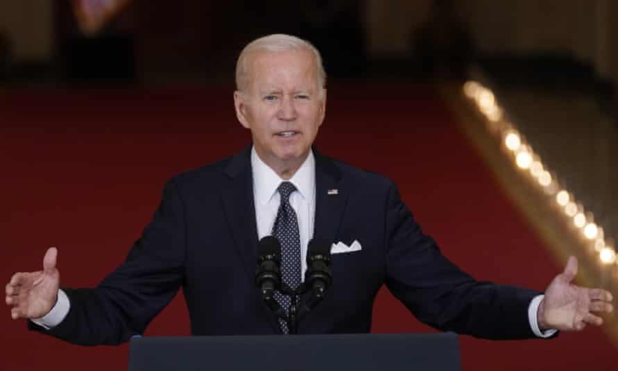 President Joe Biden speaks