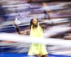 Brollies, balls and bands: best images from the US Open tennis 2026
