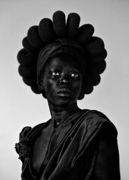 Ntozakhe II, Parktown 2016 – one of Muholi’s self-portraits in their Hail the Dark Lioness series.