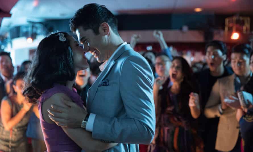 Constance Wu and Henry Golding in Crazy Rich Asians.