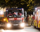Homes evacuated as firefighters tackle railway embankment blaze in east London
