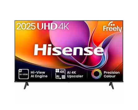 HISENSE A6Q 55” LED 4K HDR Smart TV with Freely - 55A6QTUK