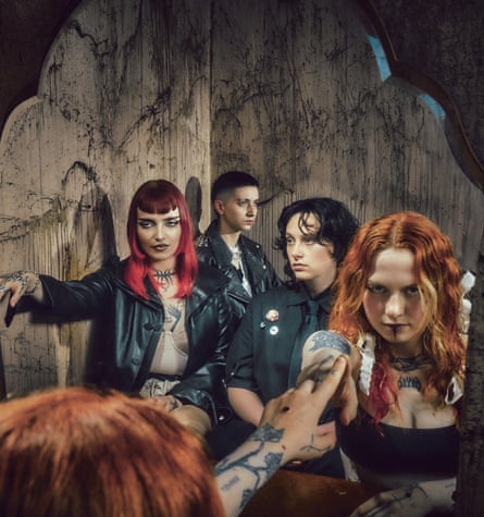 Witch Fever, with Amy Walpole (right).