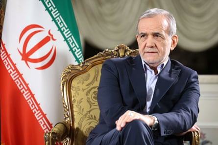 Iran’s president, Masoud Pezeshkian