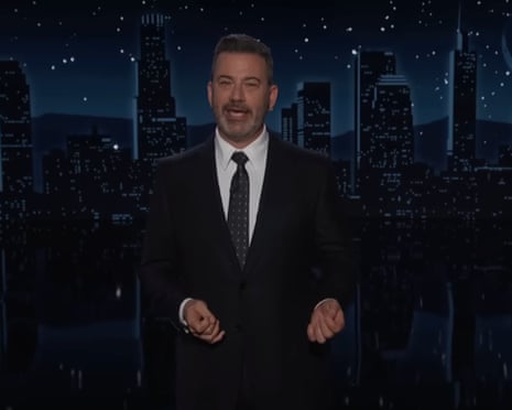 Jimmy Kimmel: 'Thankful that we only have five weeks left in this year' | Late-night TV roundup | The Guardian