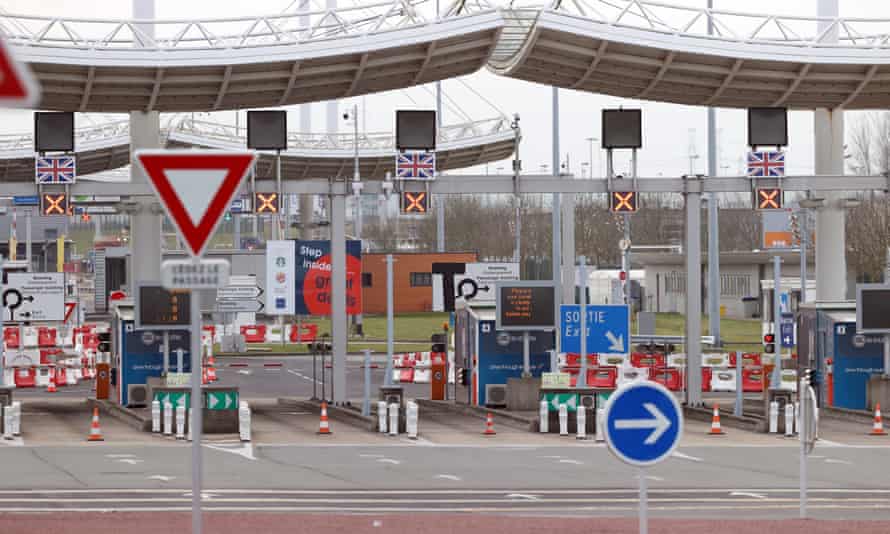 The border gate at Calais
