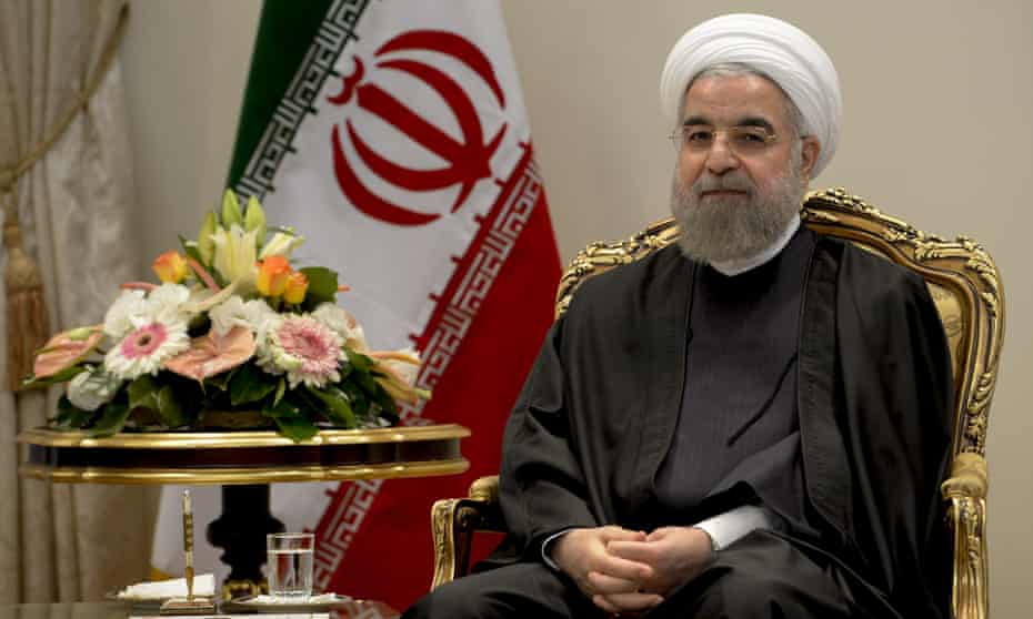 Hassan Rouhani in Tehran, Iran