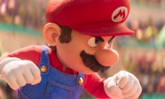 A baffling lack of comedy … Mario (voiced by Chris Pratt) in The Super Mario Bros Movie.