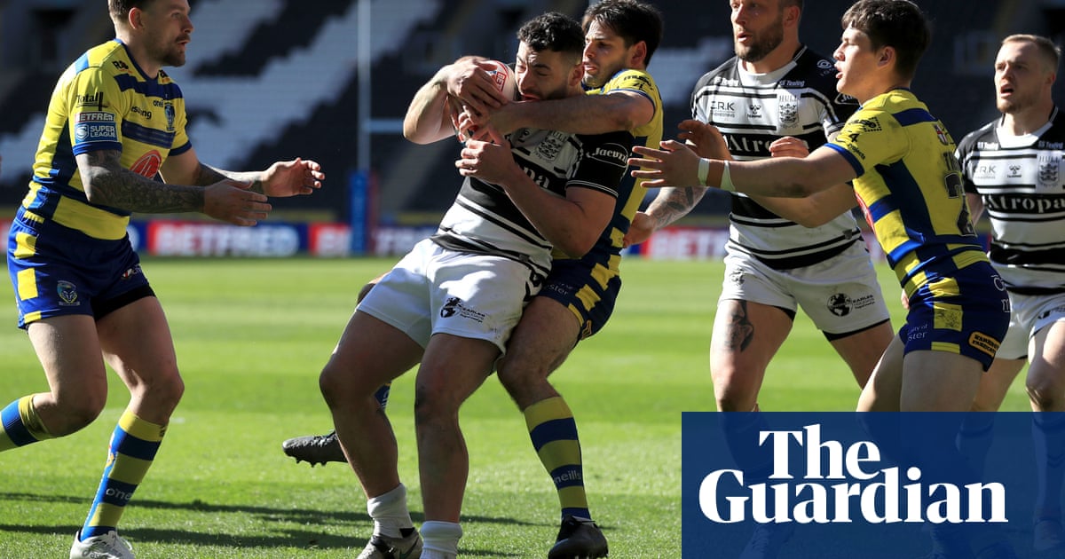 Jake Mamo’s late try salvages draw for Warrington at Hull FC