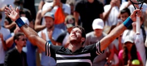 Del Petro beats Cilic 7-6 5-7 6-3 7-5.