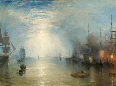 JMW Turner, Keelmen Heaving in Coals by Moonlight, 1835. National Gallery of Art, Washington, Widener Collection.