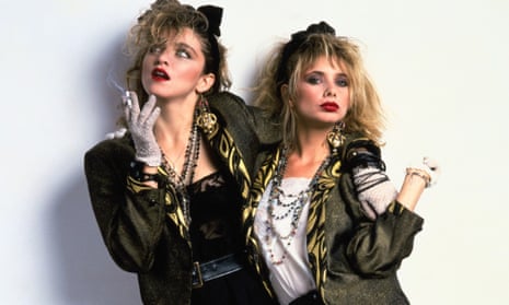 ‘It might have been difficult for Rosanna’ … Madonna and Rosanna Arquette; the singer required security after appearing on the cover of Rolling Stone.