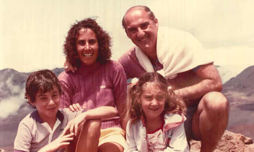 Peter Savodnik with his mother, father and sister