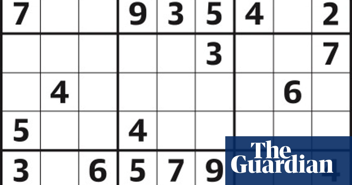 sudoku 4587 expert life and style the guardian
