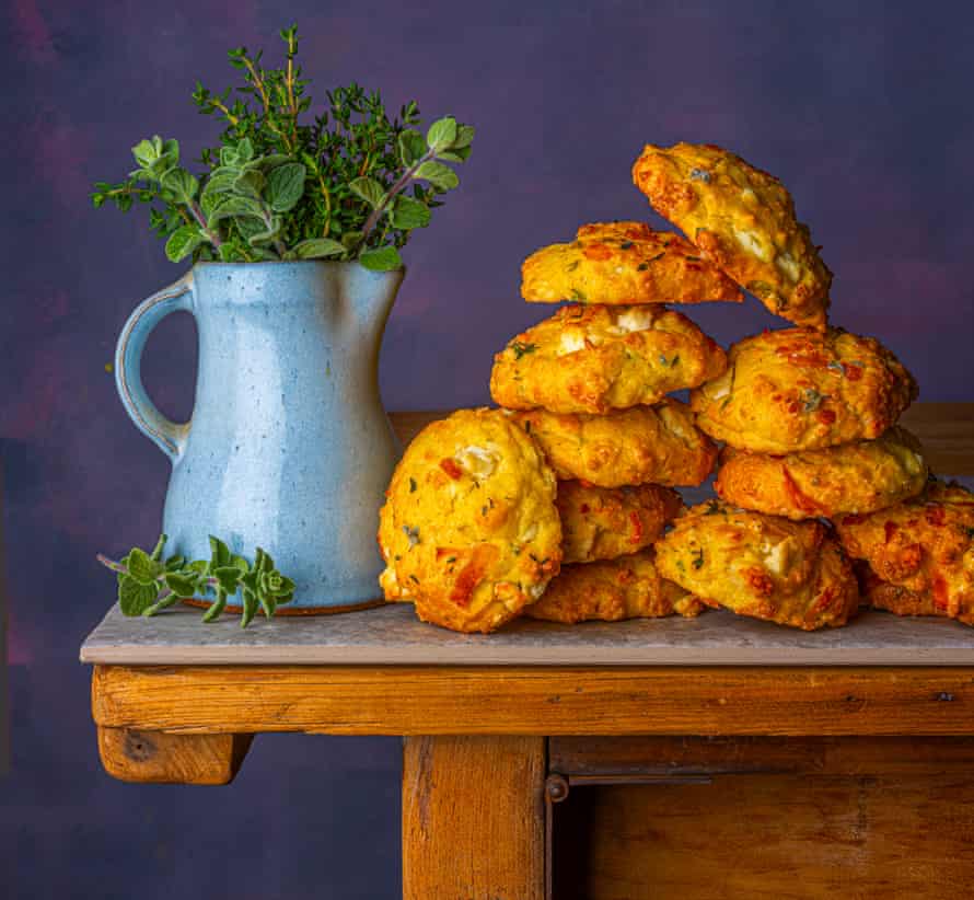Za’atar and halloumi scones, by Reem Kassis. Food styling: Henrietta Clancy
