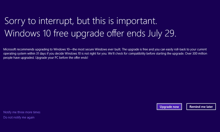 Will I Be Forced To Upgrade Windows 7 To Windows 10 Technology The Guardian
