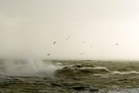 Aching loneliness … a storm in the English Channel.