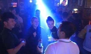 Revellers enjoy themselves at Boteca do Brasil nightclub in Glasgow.
