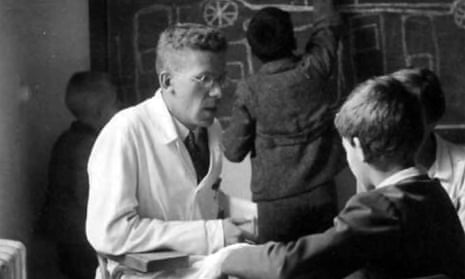 Hans Asperger at work in Vienna, about 1940. 