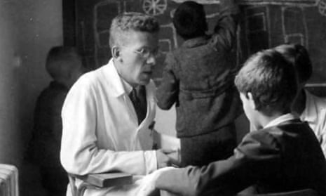 The caring image of Hans Asperger with young patients in his Vienna clinic circa 1940
