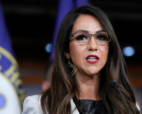 Colorado governor commuted Tina Peters’ sentence after Trump blocked funding for clean water project, Lauren Boebert claims – as it happened | Trump administration 2 Colorado Republican representative Lauren Boebert speaks on Capitol Hill in 2023.