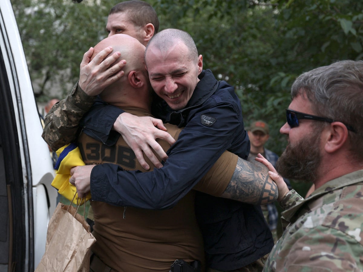 Hundreds released in Russia-Ukraine prisoner swap deal – as it happened |  Ukraine | The Guardian