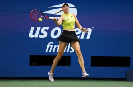 Aryna Sabalenka v Elena Rybakina: US Open 2026 women’s singles final goes to deciding set – live