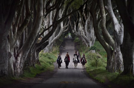 The Dark Hedges near Stranocum in County Antrim featured as the King’s Road in season two.