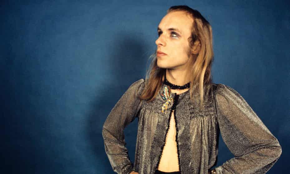 Brian Eno in 1972, about to embark on his solo career.