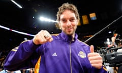 Pau Gasol, who will be inducted into the Naismith Basketball Hall of Fame on Saturday, was a six-time NBA All-Star and a four-time All-NBA team selection.