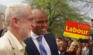 Marvin
Rees, mayor of Bristol, with Leader of the Labour Party Jeremy
Corbyn (left)