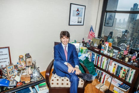 Lawrence Beneson, in his office where he is a principal of the Benenson Capital Company, a New York real-estate firm.