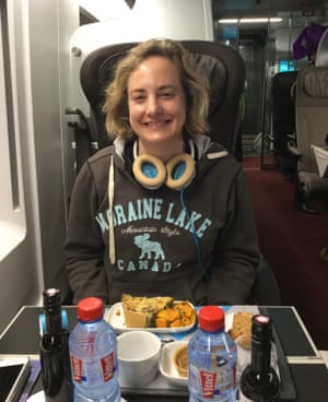 Backwards and forwards at weekends ... Bryony Hoskins on the Eurostar.