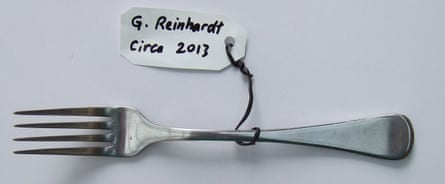 A fork used by the mining billionaire Gina Rinehart (circa 2013)