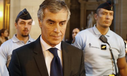 The former French budget minister Jérôme Cahuzac.