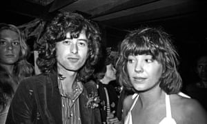 Jimmy Page Pamela Des Barres in 1973.