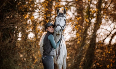 Hannah Lain avec Cadet.