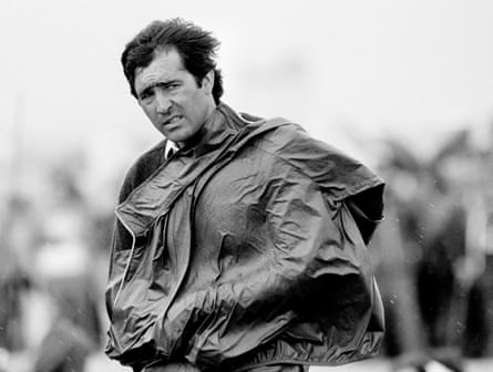 Seve Ballesteros during the British Open golf championship at the Royal St George’s club, Sandwich, 1985.