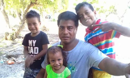 Eritara Aati Kaierua with his children. Eritara Aati Kaierua from Kiribati was killed while he was working as a fisheries observers. Over fishing in the Pacific.