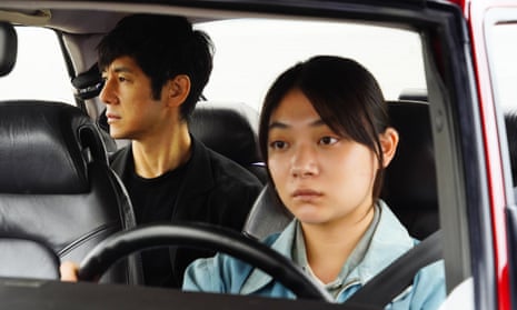Hidetoshi Nishijima, left, and Toko Miura in Drive My Car.