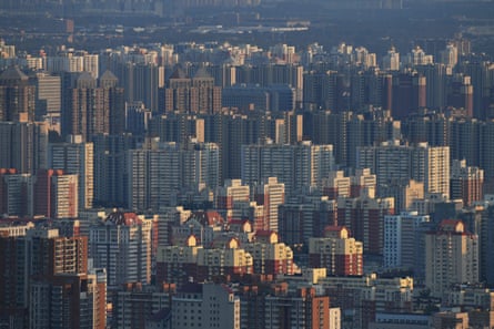 Residential tower blocks in Beijing.