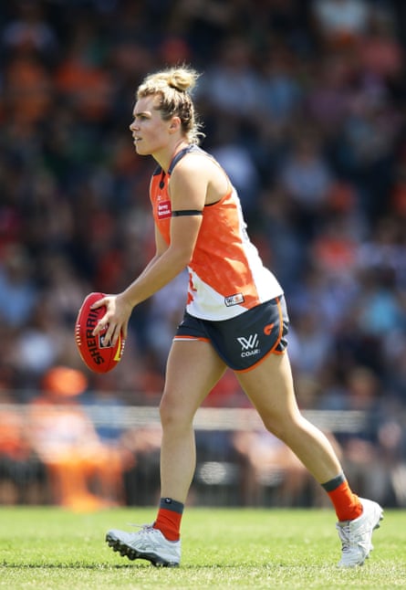 Jacinda Barclay played four seasons of AFLW with GWS Giants.