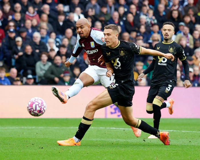 Goals in each half from Donyell Malen give Aston Villa edge over Burnley