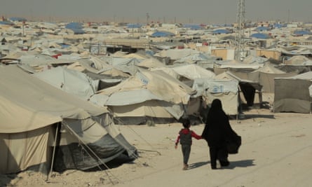 Al-Hawl refugee camp in Syria