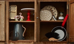 a cupboard full of gifts featured in the Cook gift guide.