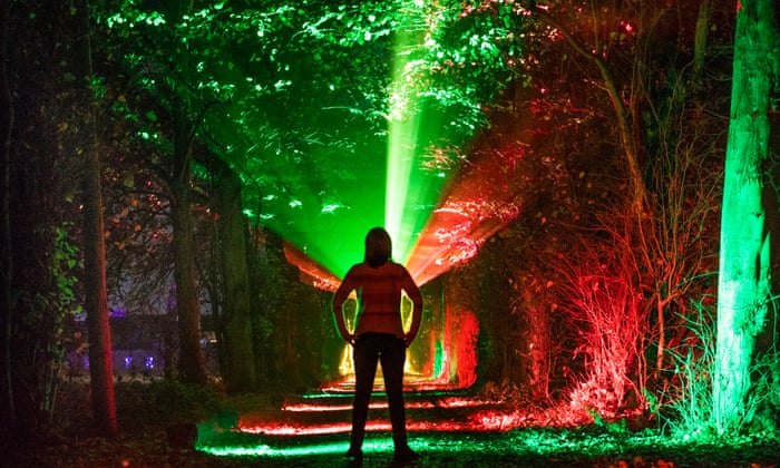 20 of the uk s best christmas light trails christmas and new year holidays the guardian