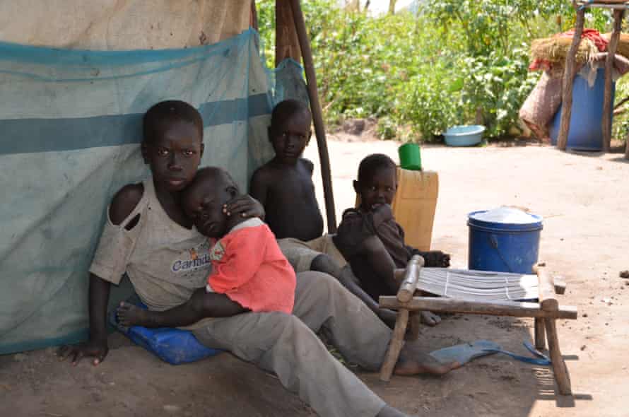 A family finds refuge in the remote bush town of Berakole