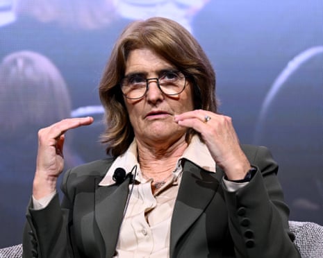 RBA governor Michele Bullock speaks at the CEDA event on Tuesday.