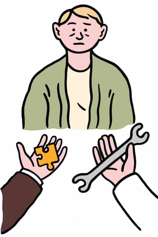 Peter Gamlen Therapie Illustration