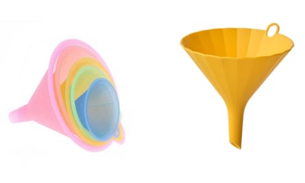 Funnels.